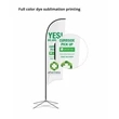 Feather Flag Banner Single Sided Kit (9ft) | https://www.bestnamebadges.com