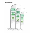 Feather Flag Banner Single Sided Kit (9ft) | https://www.bestnamebadges.com