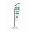 Feather Flag Banner Single Sided Kit (9ft) | https://www.bestnamebadges.com