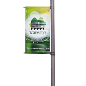 Banner Pole Double Sided Replacement Graphic (18" x 60")