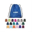 Polyester Drawstring Backpack - ED-1 | https://www.bestnamebadges.com