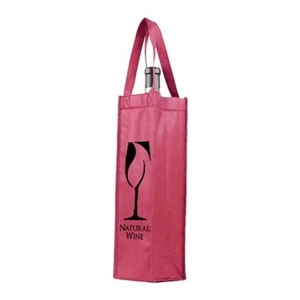 Non Woven Wine Tote Bag | https://www.bestnamebadges.com