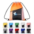 Two Tone Waterproof Mesh Cinch Bag | https://www.bestnamebadges.com