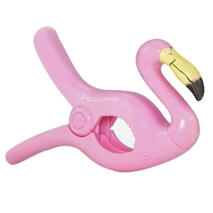 Beach Flamingo Towel Clips Holders Chair Towel Holders | https://www.bestnamebadges.com