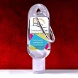 Hand Sanitizer Antibacterial Gel in Flip-Top Bottle with Car | https://www.bestnamebadges.com