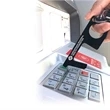 Touchless Black Acrylic Sanitary Key | https://www.bestnamebadges.com