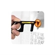 Touchless Black Acrylic Sanitary Key | https://www.bestnamebadges.com