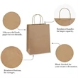 Kraft Paper Tote Bag | https://www.bestnamebadges.com
