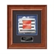 Calder - Light Walnut | https://www.bestnamebadges.com