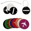Round Aluminum Luggage Tags | https://www.bestnamebadges.com