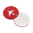 Round Aluminum Luggage Tags | https://www.bestnamebadges.com
