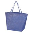Crosshatch Non-Woven Tote Bag | https://www.bestnamebadges.com