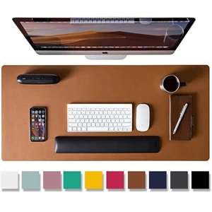 Leather Desk Pad Protector | https://www.bestnamebadges.com