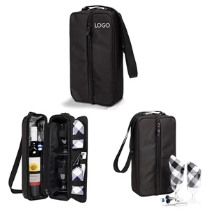 Wine Tote Bag with Detachable Shoulder Strap