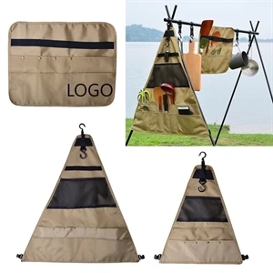 Portable Hanging Storage Bag Carrying Outdoor Tablewares
