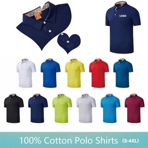 Unisex Regular-fit Cotton Polo Shirt | https://www.bestnamebadges.com