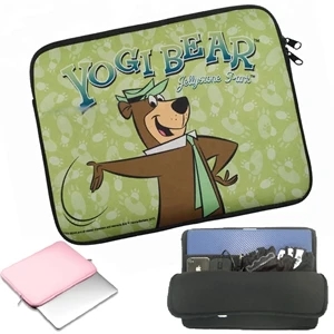 Sublimation Neoprene Laptop Sleeve w/ Interior Compartment | https://www.bestnamebadges.com