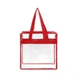 Stadium Approved Clear Zipper Tote Bag | https://www.bestnamebadges.com