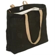Convention Jute Tote Bag 17.75" X 13.75" X 4" | https://www.bestnamebadges.com