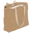 Convention Jute Tote Bag 17.75" X 13.75" X 4" | https://www.bestnamebadges.com