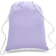 Sporty Canvas Drawstring Backpack w/ Custom Logo (14" X 18") | https://www.bestnamebadges.com