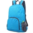 Waterproof fabric folding backpack with customized logo | https://www.bestnamebadges.com