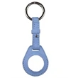 Leather Air-Tag w/ Belt Closure & Keyring Custom Luggage Tag | https://www.bestnamebadges.com