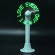 Ballpoint Pen With LED Message Fan | https://www.bestnamebadges.com