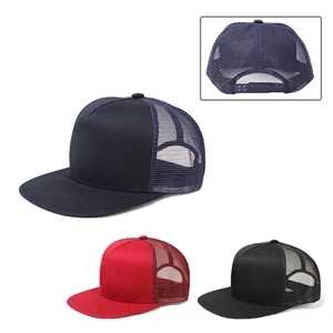Snapback Trucker Cap | https://www.bestnamebadges.com