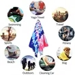 Square Beach Towel | https://www.bestnamebadges.com