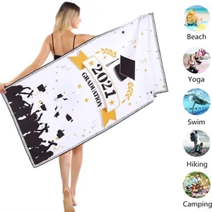 Sand Free Quick Dry Beach Towel | https://www.bestnamebadges.com