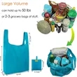 Reusable Grocery Tote Bags With Pouch | https://www.bestnamebadges.com
