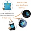 Reusable Grocery Tote Bags With Pouch | https://www.bestnamebadges.com