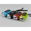 Solar & Hand Crank Rechargeable Flashlight | https://www.bestnamebadges.com
