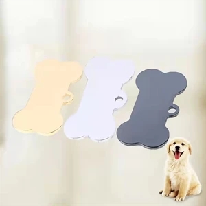 Dog tags in the shape of bones