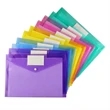 Clear Document Folders with Snap Closure | https://www.bestnamebadges.com