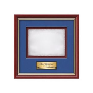 Baron -  Mahogany/Gold | https://www.bestnamebadges.com