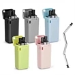 Collapsible Stainless Steel Drinking Straws Portable Set | https://www.bestnamebadges.com