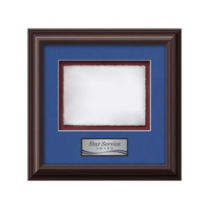 Monarch -  Mahogany | https://www.bestnamebadges.com