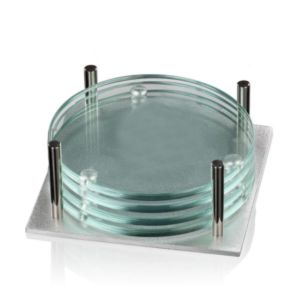 Barnaby Coaster on Aluminum | https://www.bestnamebadges.com