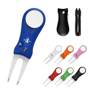 Foldable Divot Tool Golf Pitch Repairer