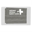 Heathered Cleaning Cloth In Case | https://www.bestnamebadges.com