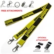 Open Ended Woven Lanyard w/ Custom Imprint | https://www.bestnamebadges.com