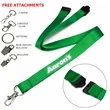 Nylon Lanyards w/ Safety Breakaway | https://www.bestnamebadges.com