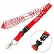 1" Woven Lanyards with Detachable Buckle Release | https://www.bestnamebadges.com