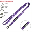 Quick Release Tube Lanyards w/ Detachable Buckle | https://www.bestnamebadges.com