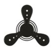 Saturn 7" Flying Disk | https://www.bestnamebadges.com