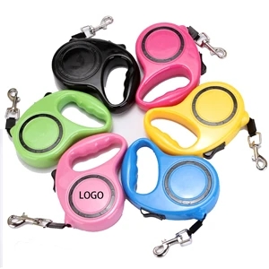 Custom Logo Retractable Pet Leash w/ 16 ft