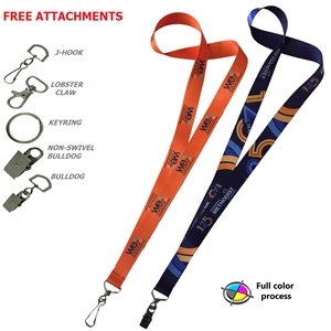 Polyester Full Color Sublimated Lanyard ID | https://www.bestnamebadges.com