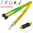 Custom Woven Lanyards with Safety Breakaway | https://www.bestnamebadges.com